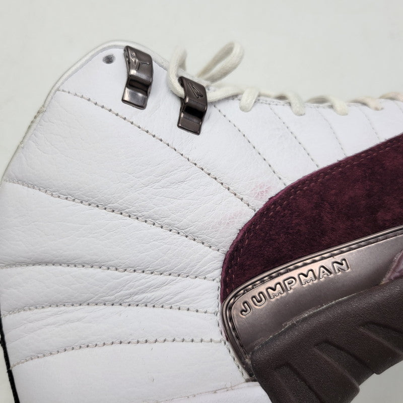 【中古品】【メンズ】 NIKE ナイキ×A MA MANIERE ア・マ・マニエール DV6989-100 WOMEN'S AIR JORDAN 12 ウィメンズ エア ジョーダン スニーカー シューズ 靴 160-260923-cs-16-izu サイズ：28cm カラー：WHITE/BLACK-BURGUNDY CRUSH 万代Net店