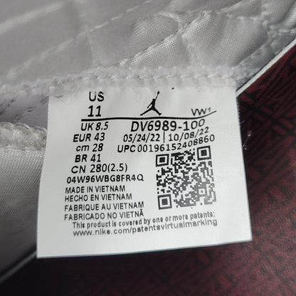 【中古品】【メンズ】 NIKE ナイキ×A MA MANIERE ア・マ・マニエール DV6989-100 WOMEN'S AIR JORDAN 12 ウィメンズ エア ジョーダン スニーカー シューズ 靴 160-260923-cs-16-izu サイズ：28cm カラー：WHITE/BLACK-BURGUNDY CRUSH 万代Net店