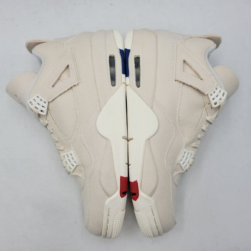 【中古美品】【メンズ】 NIKE ナイキ WMNS AIR JORDAN 4 RETRO DQ4909-100 ウィメンズ エア ジョーダン 4 レトロ スニーカー 靴 160-260923-as-19-izu サイズ：28.5cm カラー：SAIL/SAIL-CEMENT GREY-FIRE RED 万代Net店
