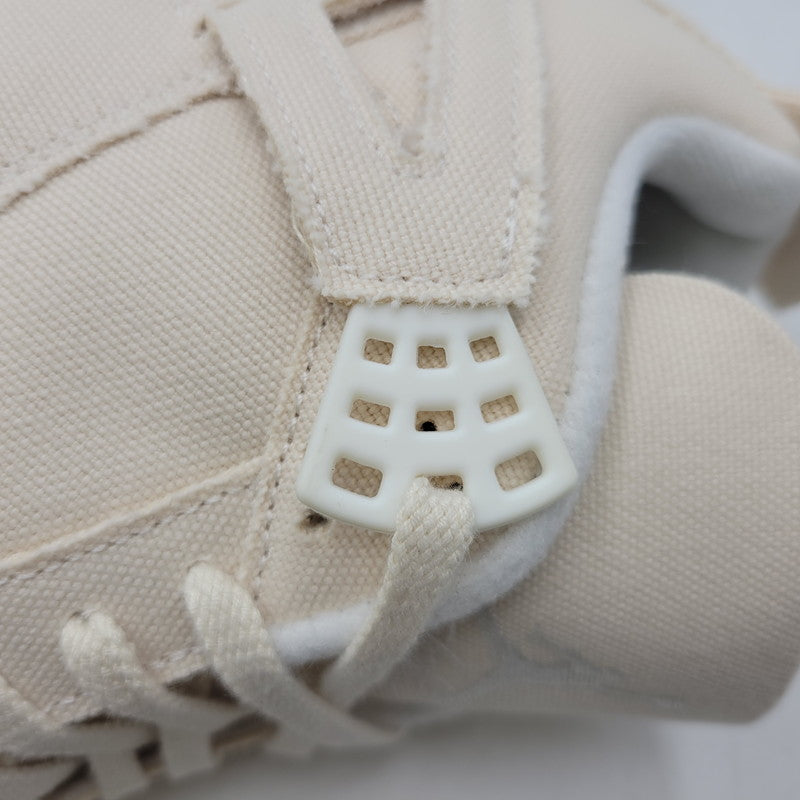【中古美品】【メンズ】 NIKE ナイキ WMNS AIR JORDAN 4 RETRO DQ4909-100 ウィメンズ エア ジョーダン 4 レトロ スニーカー 靴 160-260923-as-19-izu サイズ：28.5cm カラー：SAIL/SAIL-CEMENT GREY-FIRE RED 万代Net店