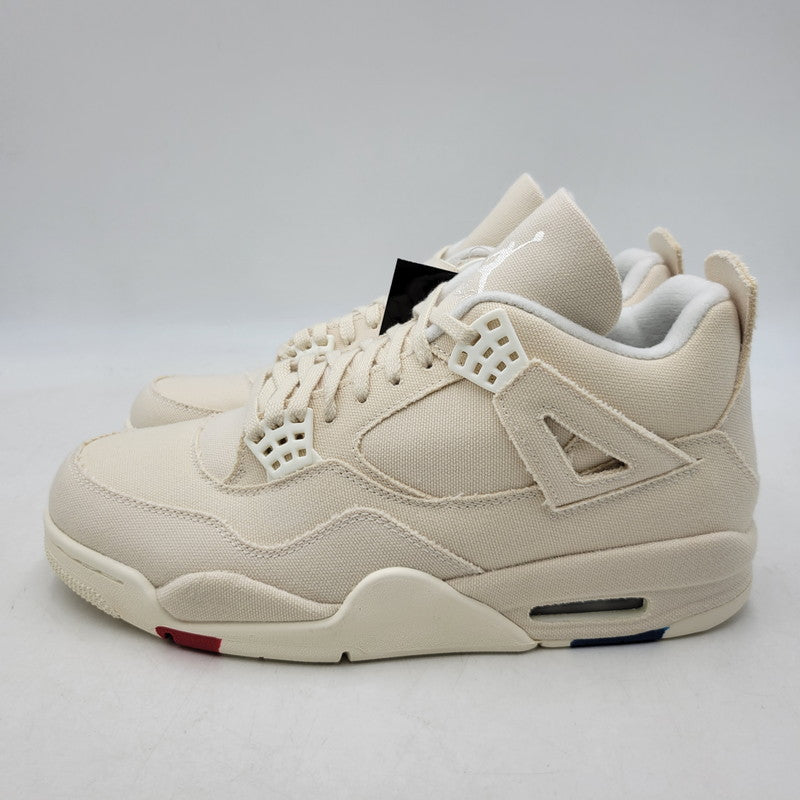 【中古美品】【メンズ】 NIKE ナイキ WMNS AIR JORDAN 4 RETRO DQ4909-100 ウィメンズ エア ジョーダン 4 レトロ スニーカー 靴 160-260923-as-19-izu サイズ：28.5cm カラー：SAIL/SAIL-CEMENT GREY-FIRE RED 万代Net店