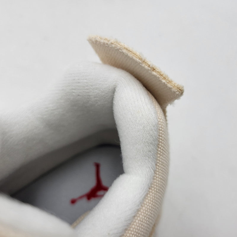 【中古美品】【メンズ】 NIKE ナイキ WMNS AIR JORDAN 4 RETRO DQ4909-100 ウィメンズ エア ジョーダン 4 レトロ スニーカー 靴 160-260923-as-19-izu サイズ：28.5cm カラー：SAIL/SAIL-CEMENT GREY-FIRE RED 万代Net店