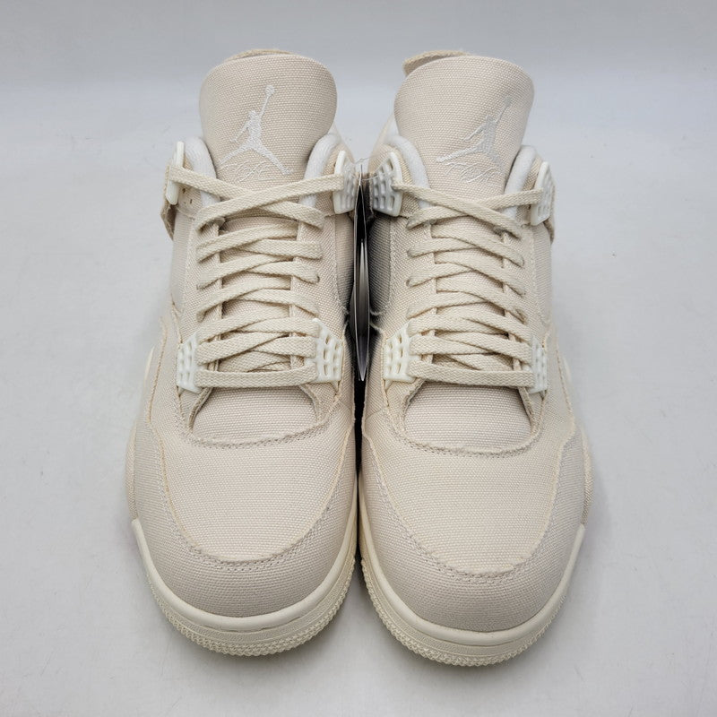 【中古美品】【メンズ】 NIKE ナイキ WMNS AIR JORDAN 4 RETRO DQ4909-100 ウィメンズ エア ジョーダン 4 レトロ スニーカー 靴 160-260923-as-19-izu サイズ：28.5cm カラー：SAIL/SAIL-CEMENT GREY-FIRE RED 万代Net店