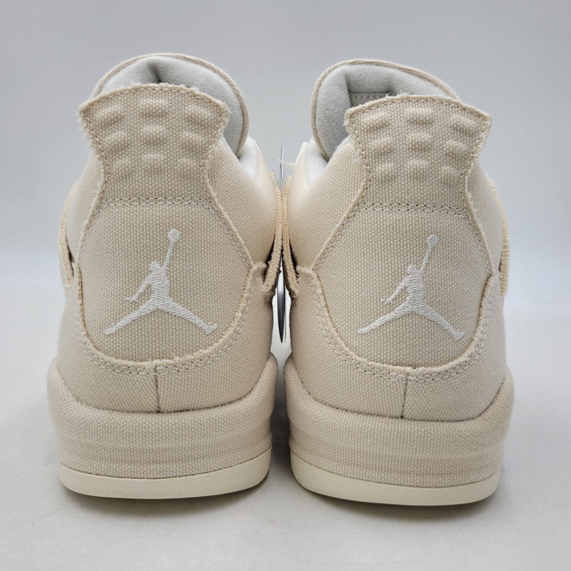 【中古美品】【メンズ】 NIKE ナイキ WMNS AIR JORDAN 4 RETRO DQ4909-100 ウィメンズ エア ジョーダン 4 レトロ スニーカー 靴 160-260923-as-19-izu サイズ：28.5cm カラー：SAIL/SAIL-CEMENT GREY-FIRE RED 万代Net店