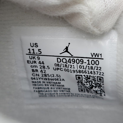 【中古美品】【メンズ】 NIKE ナイキ WMNS AIR JORDAN 4 RETRO DQ4909-100 ウィメンズ エア ジョーダン 4 レトロ スニーカー 靴 160-260923-as-19-izu サイズ：28.5cm カラー：SAIL/SAIL-CEMENT GREY-FIRE RED 万代Net店