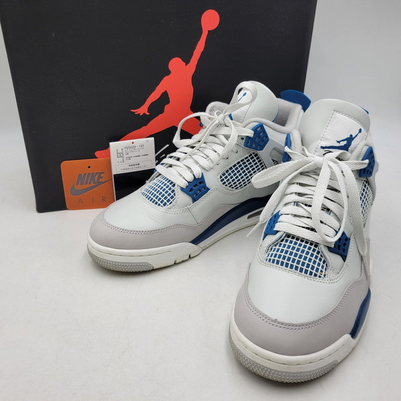 【中古品】【メンズ】 NIKE ナイキ AIR JORDAN 4 RETRO FV5029-141 エアジョーダン 4 レトロ スニーカー 靴 160-260923-as-18-izu サイズ：28cm カラー：OFF WHITE/MILITARY BLUE 万代Net店