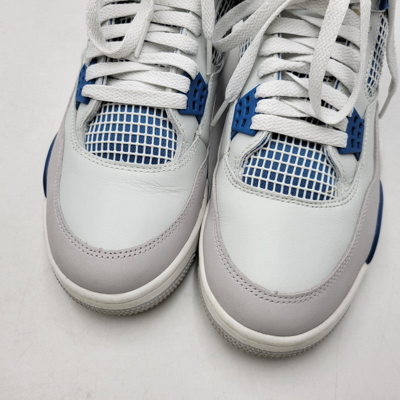 【中古品】【メンズ】 NIKE ナイキ AIR JORDAN 4 RETRO FV5029-141 エアジョーダン 4 レトロ スニーカー 靴 160-260923-as-18-izu サイズ：28cm カラー：OFF WHITE/MILITARY BLUE 万代Net店