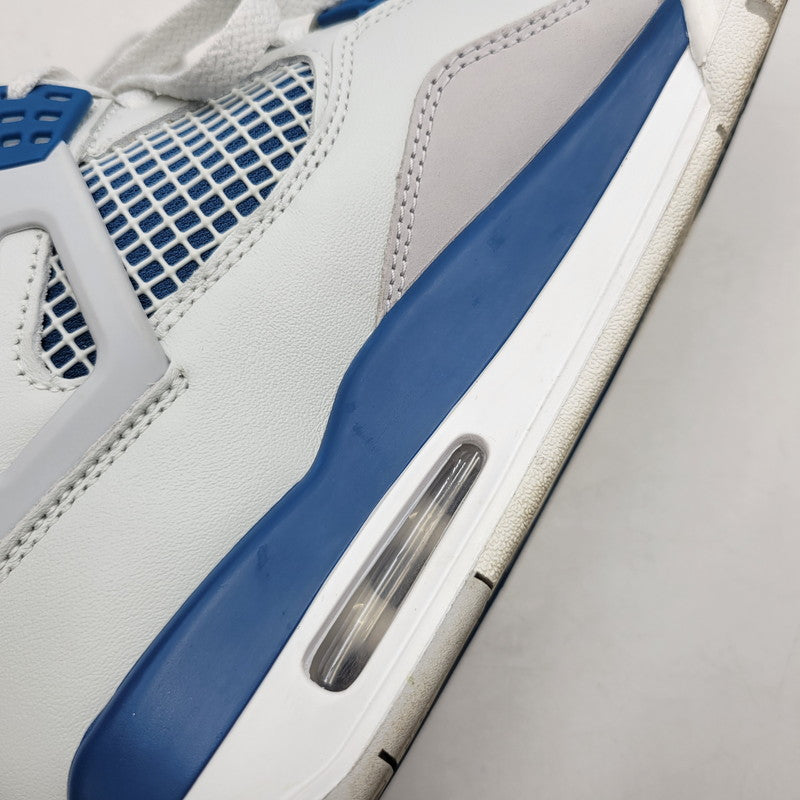 【中古品】【メンズ】 NIKE ナイキ AIR JORDAN 4 RETRO FV5029-141 エアジョーダン 4 レトロ スニーカー 靴 160-260923-as-18-izu サイズ：28cm カラー：OFF WHITE/MILITARY BLUE 万代Net店