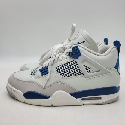 【中古品】【メンズ】 NIKE ナイキ AIR JORDAN 4 RETRO FV5029-141 エアジョーダン 4 レトロ スニーカー 靴 160-260923-as-18-izu サイズ：28cm カラー：OFF WHITE/MILITARY BLUE 万代Net店