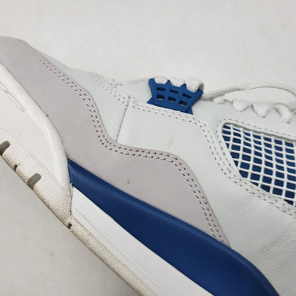 【中古品】【メンズ】 NIKE ナイキ AIR JORDAN 4 RETRO FV5029-141 エアジョーダン 4 レトロ スニーカー 靴 160-260923-as-18-izu サイズ：28cm カラー：OFF WHITE/MILITARY BLUE 万代Net店