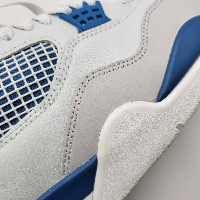 【中古品】【メンズ】 NIKE ナイキ AIR JORDAN 4 RETRO FV5029-141 エアジョーダン 4 レトロ スニーカー 靴 160-260923-as-18-izu サイズ：28cm カラー：OFF WHITE/MILITARY BLUE 万代Net店