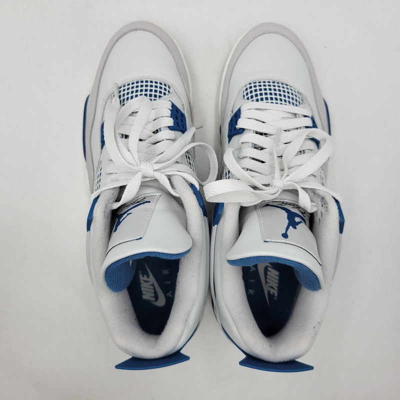 【中古品】【メンズ】 NIKE ナイキ AIR JORDAN 4 RETRO FV5029-141 エアジョーダン 4 レトロ スニーカー 靴 160-260923-as-18-izu サイズ：28cm カラー：OFF WHITE/MILITARY BLUE 万代Net店