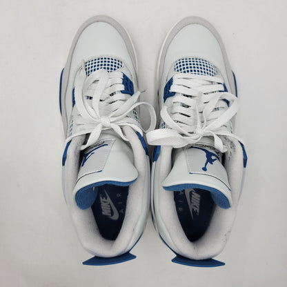 【中古品】【メンズ】 NIKE ナイキ AIR JORDAN 4 RETRO FV5029-141 エアジョーダン 4 レトロ スニーカー 靴 160-260923-as-18-izu サイズ：28cm カラー：OFF WHITE/MILITARY BLUE 万代Net店