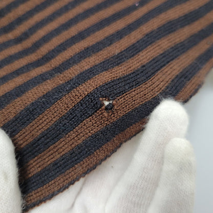 【中古品】【メンズ/レディース】 FENDI フェンディ ZUCCA PATTERN WOOL SCARF ズッカ柄 ウール スカーフ ストール マフラー 183-260927-as-21-izu カラー：ブラウン×ブラック 万代Net店