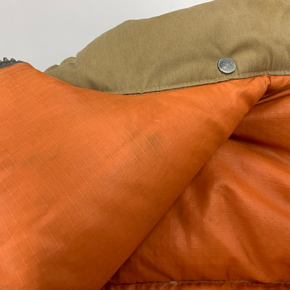 【現状渡し品】【メンズ】 THE NORTH FACE ザ・ノースフェイス 茶タグ USA製 80’S DOWN JACKET ダウン ジャケット アウター 144-260923-cs-06-izu サイズ：M カラー：ベージュ 万代Net店