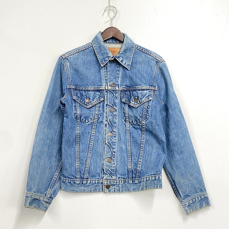 【中古品】【メンズ】 LEVI'S リーバイス 刻印350 極東工場 不均等V BIG-E 60-70S 70505 4TH DENIM JACKETデニム ジャケット アウター 146-261003-ya-10-izu サイズ：下記参照 カラー：ライトインディゴ 万代Net店