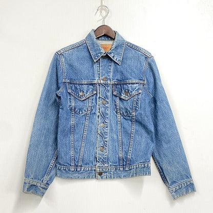 【中古品】【メンズ】 LEVI'S リーバイス 刻印350 極東工場 不均等V BIG-E 60-70S 70505 4TH DENIM JACKETデニム ジャケット アウター 146-261003-ya-10-izu サイズ：下記参照 カラー：ライトインディゴ 万代Net店