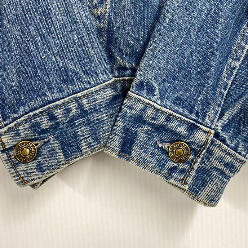 【中古品】【メンズ】 LEVI'S リーバイス 刻印350 極東工場 不均等V BIG-E 60-70S 70505 4TH DENIM JACKETデニム ジャケット アウター 146-261003-ya-10-izu サイズ：下記参照 カラー：ライトインディゴ 万代Net店