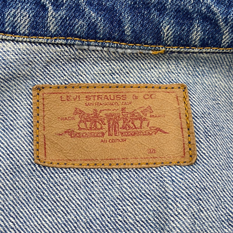 【中古品】【メンズ】 LEVI'S リーバイス 刻印350 極東工場 不均等V BIG-E 60-70S 70505 4TH DENIM JACKETデニム ジャケット アウター 146-261003-ya-10-izu サイズ：下記参照 カラー：ライトインディゴ 万代Net店