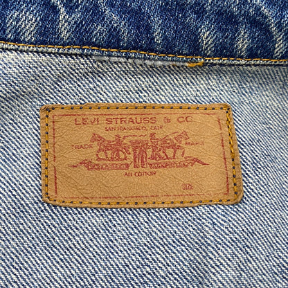 【中古品】【メンズ】 LEVI'S リーバイス 刻印350 極東工場 不均等V BIG-E 60-70S 70505 4TH DENIM JACKETデニム ジャケット アウター 146-261003-ya-10-izu サイズ：下記参照 カラー：ライトインディゴ 万代Net店