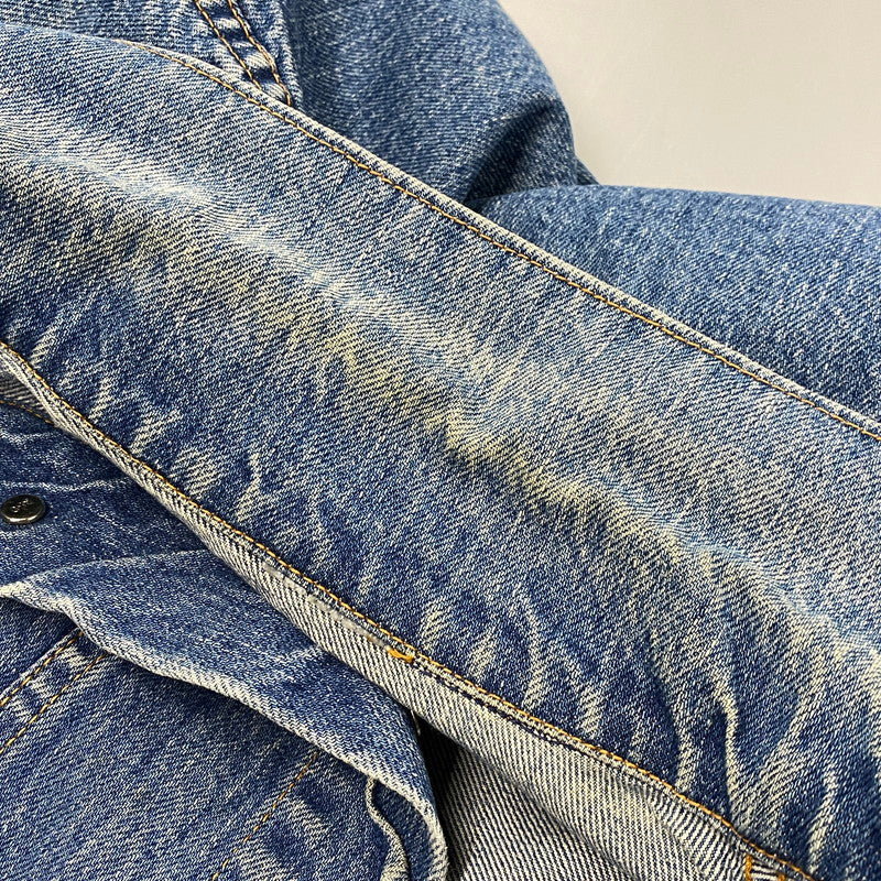 【中古品】【メンズ】 LEVI'S リーバイス 刻印350 極東工場 不均等V BIG-E 60-70S 70505 4TH DENIM JACKETデニム ジャケット アウター 146-261003-ya-10-izu サイズ：下記参照 カラー：ライトインディゴ 万代Net店