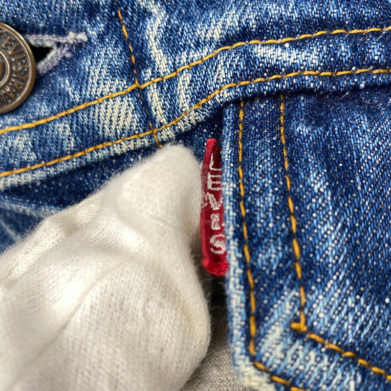 【中古品】【メンズ】 LEVI'S リーバイス 刻印350 極東工場 不均等V BIG-E 60-70S 70505 4TH DENIM JACKETデニム ジャケット アウター 146-261003-ya-10-izu サイズ：下記参照 カラー：ライトインディゴ 万代Net店