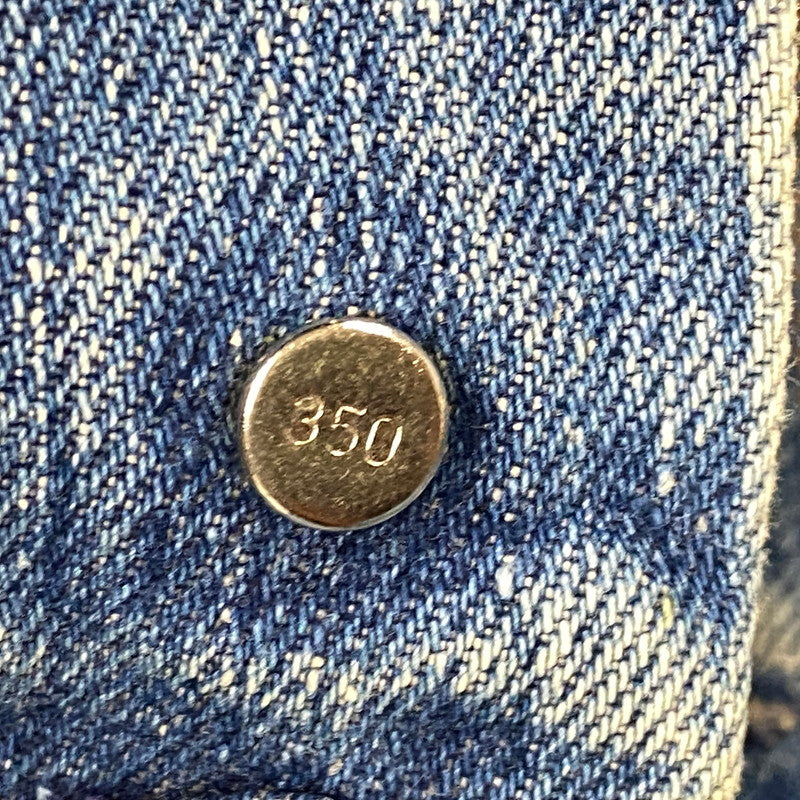 【中古品】【メンズ】 LEVI'S リーバイス 刻印350 極東工場 不均等V BIG-E 60-70S 70505 4TH DENIM JACKETデニム ジャケット アウター 146-261003-ya-10-izu サイズ：下記参照 カラー：ライトインディゴ 万代Net店