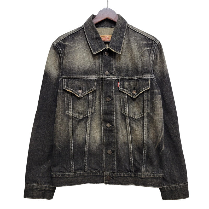 【中古品】【メンズ】 LEVI'S リーバイス 70599-09 BLACK DENIM JACKET ブラック デニムジャケット アウター 146-261015-ay-08-izu サイズ：M カラー：ブラック 万代Net店