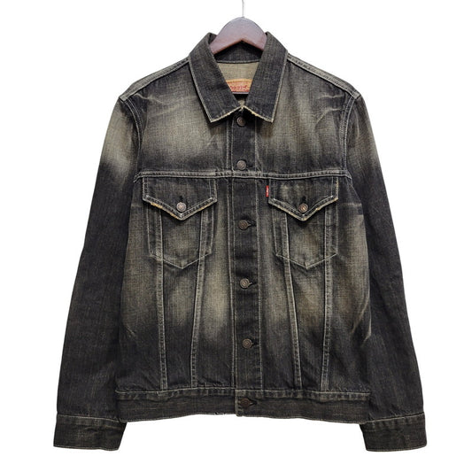 【中古品】【メンズ】 LEVI'S リーバイス 70599-09 BLACK DENIM JACKET ブラック デニムジャケット アウター 146-261015-ay-08-izu サイズ：M カラー：ブラック 万代Net店