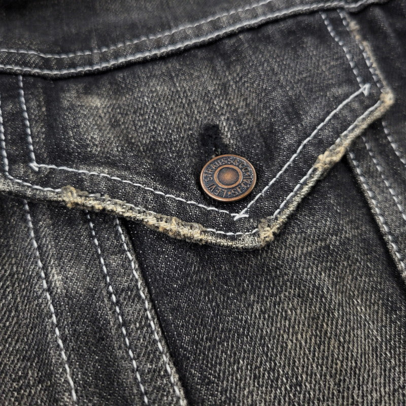 【中古品】【メンズ】 LEVI'S リーバイス 70599-09 BLACK DENIM JACKET ブラック デニムジャケット アウター 146-261015-ay-08-izu サイズ：M カラー：ブラック 万代Net店