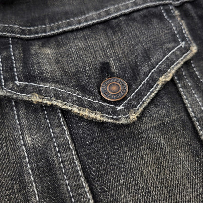 【中古品】【メンズ】 LEVI'S リーバイス 70599-09 BLACK DENIM JACKET ブラック デニムジャケット アウター 146-261015-ay-08-izu サイズ：M カラー：ブラック 万代Net店