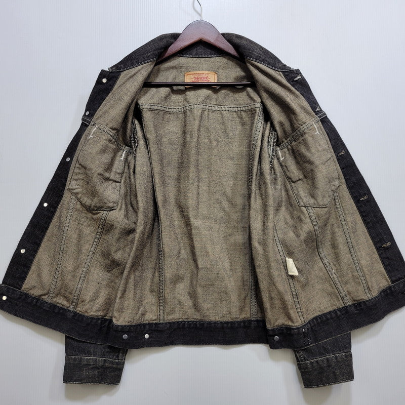 【中古品】【メンズ】 LEVI'S リーバイス 70599-09 BLACK DENIM JACKET ブラック デニムジャケット アウター 146-261015-ay-08-izu サイズ：M カラー：ブラック 万代Net店