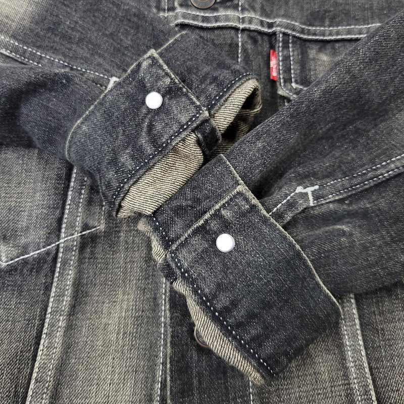 【中古品】【メンズ】 LEVI'S リーバイス 70599-09 BLACK DENIM JACKET ブラック デニムジャケット アウター 146-261015-ay-08-izu サイズ：M カラー：ブラック 万代Net店