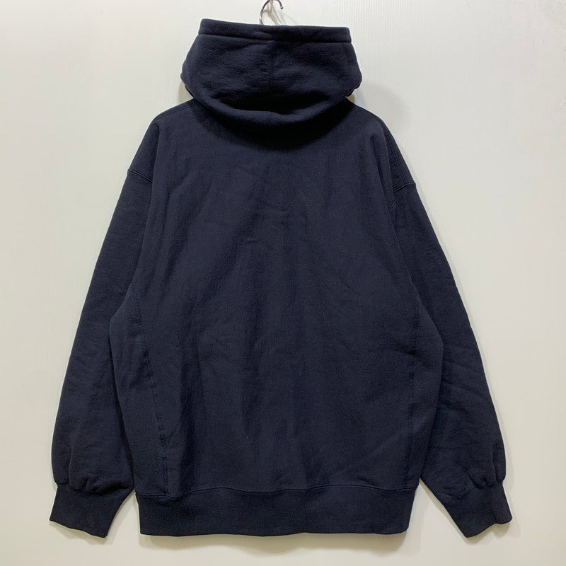 【中古品】【メンズ】 Supreme シュプリーム CROSS BOX LOGO HOODED SWEATSHIRT クロス ボックス ロゴ フーデッド スウェットシャツ パーカー トップス 149-260925-ay-13-izu サイズ：XL カラー：ネイビー 万代Net店
