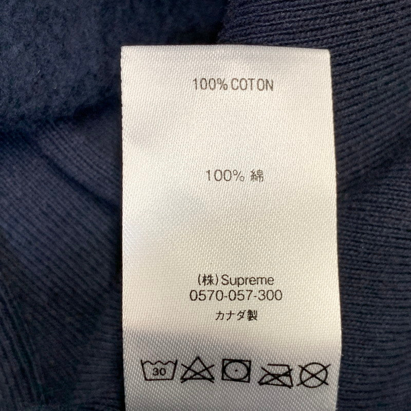 【中古品】【メンズ】 Supreme シュプリーム CROSS BOX LOGO HOODED SWEATSHIRT クロス ボックス ロゴ フーデッド スウェットシャツ パーカー トップス 149-260925-ay-13-izu サイズ：XL カラー：ネイビー 万代Net店