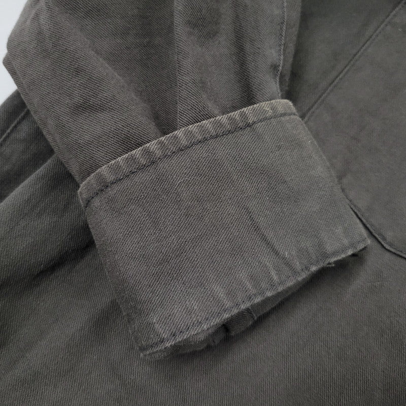 【中古品】【メンズ】 WTAPS ダブルタップス BUDS LS COTTON. SERGE 212BRDT-SHM02 ロングスリーブ 長袖 シャツ 142-261010-as-23-izu サイズ：03 カラー：チャコール系 万代Net店