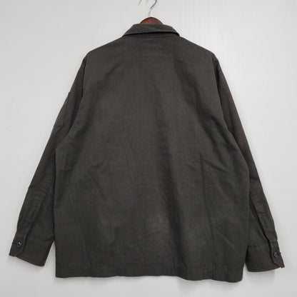 【中古品】【メンズ】 WTAPS ダブルタップス BUDS LS COTTON. SERGE 212BRDT-SHM02 ロングスリーブ 長袖 シャツ 142-261010-as-23-izu サイズ：03 カラー：チャコール系 万代Net店