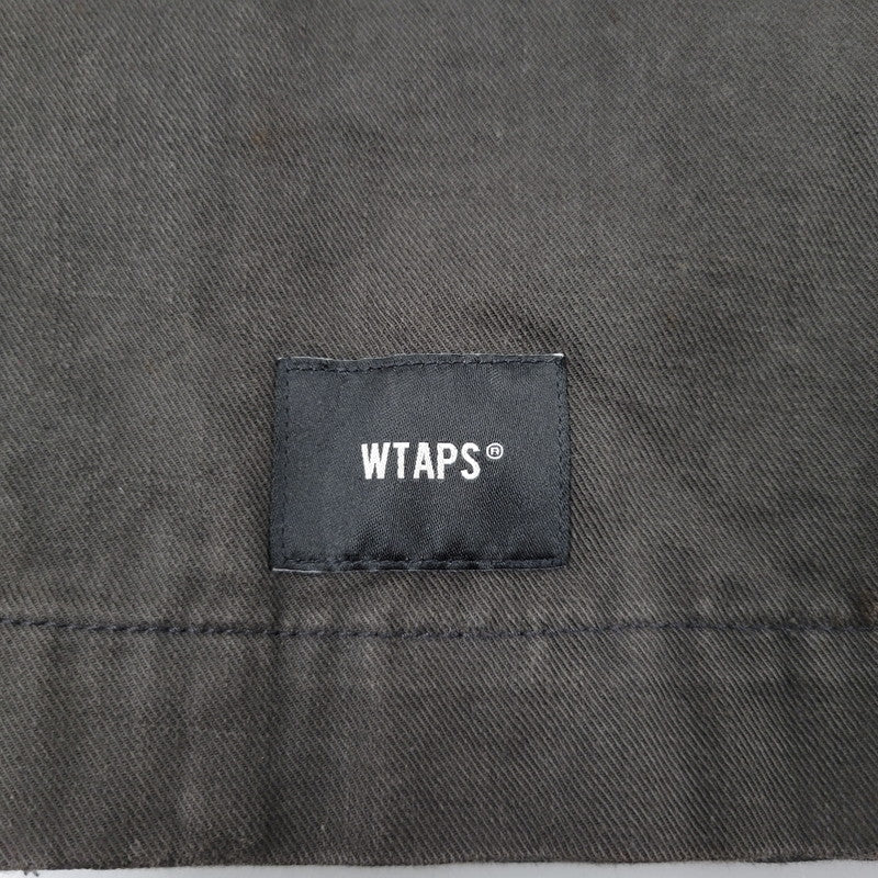 【中古品】【メンズ】 WTAPS ダブルタップス BUDS LS COTTON. SERGE 212BRDT-SHM02 ロングスリーブ 長袖 シャツ 142-261010-as-23-izu サイズ：03 カラー：チャコール系 万代Net店
