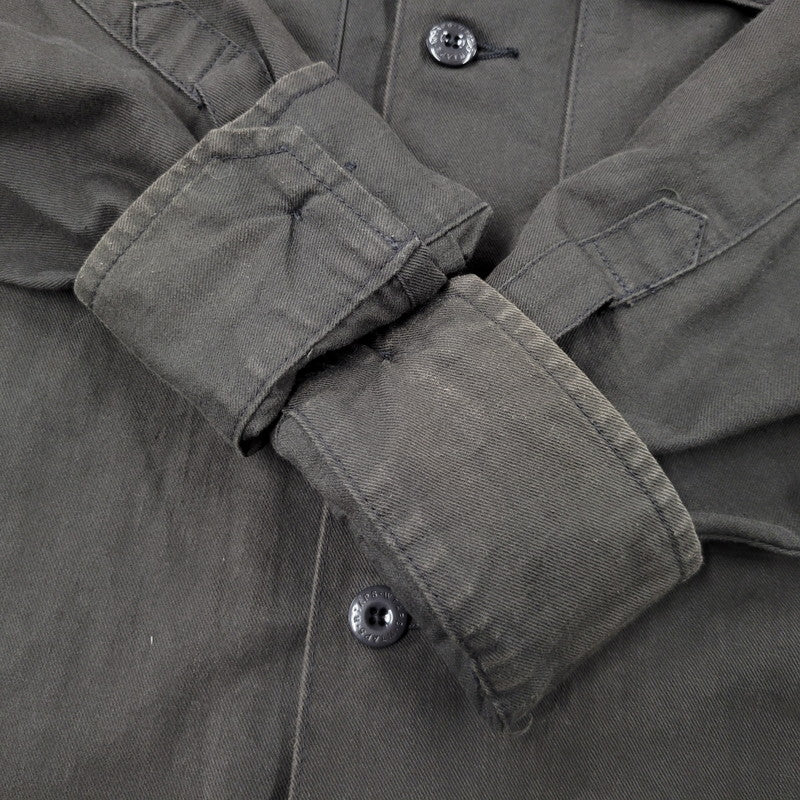 【中古品】【メンズ】 WTAPS ダブルタップス BUDS LS COTTON. SERGE 212BRDT-SHM02 ロングスリーブ 長袖 シャツ 142-261010-as-23-izu サイズ：03 カラー：チャコール系 万代Net店