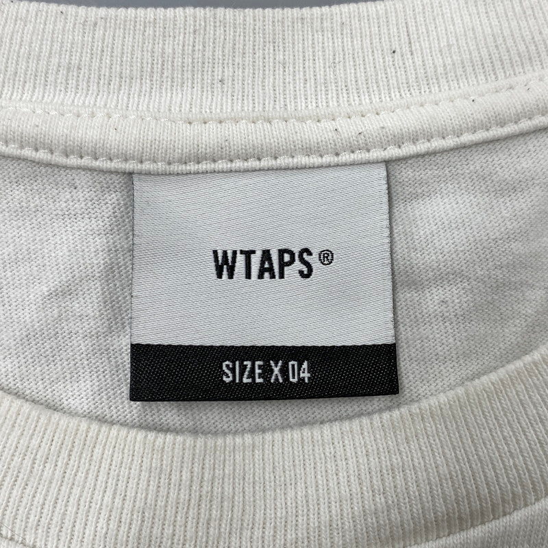 【現状渡し品】【メンズ】 WTAPS ダブルタップス SIDE EFFECT SS TEE サイド エフェクト ショートスリーブ Tシャツ トップス 142-260924-kh-11-izu サイズ：04 カラー：ホワイト 万代Net店