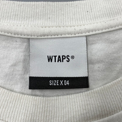 【現状渡し品】【メンズ】 WTAPS ダブルタップス SIDE EFFECT SS TEE サイド エフェクト ショートスリーブ Tシャツ トップス 142-260924-kh-11-izu サイズ：04 カラー：ホワイト 万代Net店