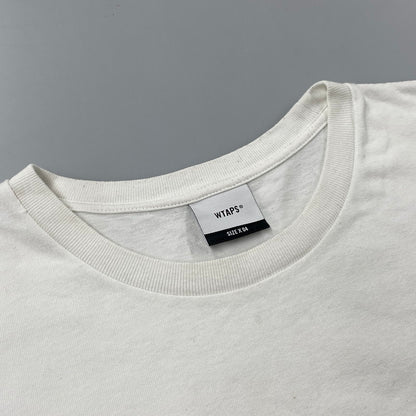 【現状渡し品】【メンズ】 WTAPS ダブルタップス SIDE EFFECT SS TEE サイド エフェクト ショートスリーブ Tシャツ トップス 142-260924-kh-11-izu サイズ：04 カラー：ホワイト 万代Net店