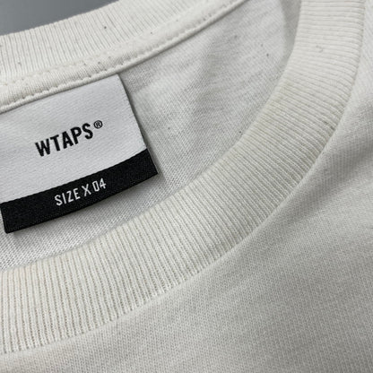 【現状渡し品】【メンズ】 WTAPS ダブルタップス SIDE EFFECT SS TEE サイド エフェクト ショートスリーブ Tシャツ トップス 142-260924-kh-11-izu サイズ：04 カラー：ホワイト 万代Net店