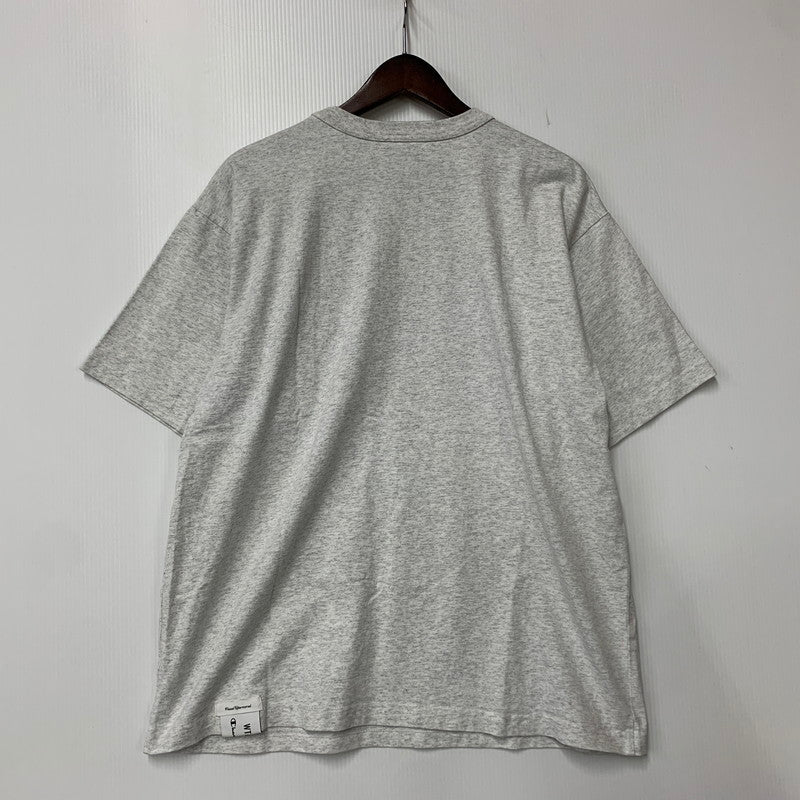 【中古品】【メンズ】 WTAPS ダブルタップス×CHAMPION チャンピオン 242HBCHD-CSM01S ACADEMY SS COTTON. TEE アカデミー ショートスリーブ コットン Ｔシャツ トップス 半袖 142-260923-cs-02-izu サイズ：XL カラー：グレー 万代Net店