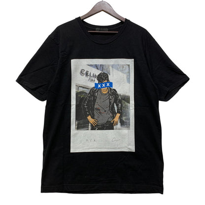 【中古品】【メンズ】 GOD SELECTION ゴッド セレクション × CHRIS NAMAIZAWA ナマイザワクリス GRAPHIC S/S TEE グラフィック 半袖 Tシャツ トップス 142-260925-ay-01-izu サイズ：L カラー：ブラック 万代Net店