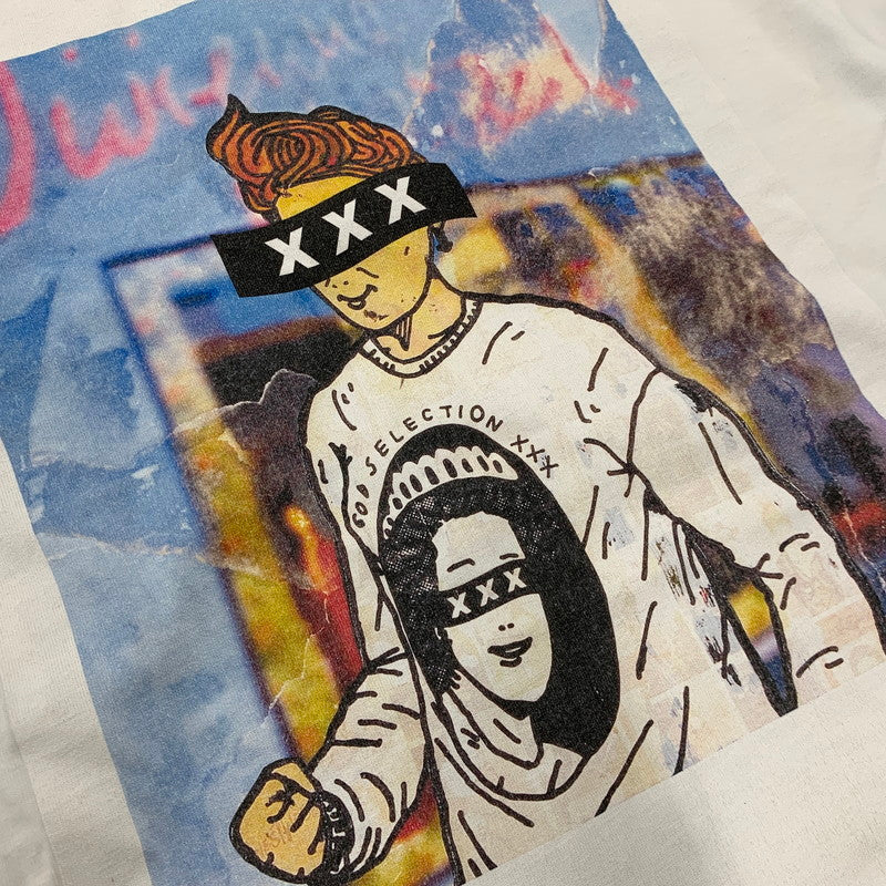 【中古品】【メンズ】 GOD SELECTION ゴッドセレクション × CHRIS NAMAIZAWA クリス ナマイザワ GRAPHIC SS TEE グラフィック ショートスリーブ Tシャツ トップス 142-261001-kh-05-izu カラー：ホワイト 万代Net店