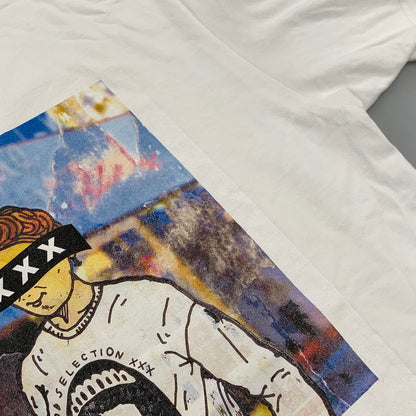 【中古品】【メンズ】 GOD SELECTION ゴッドセレクション × CHRIS NAMAIZAWA クリス ナマイザワ GRAPHIC SS TEE グラフィック ショートスリーブ Tシャツ トップス 142-261001-kh-05-izu カラー：ホワイト 万代Net店