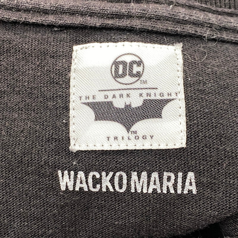 【中古品】【メンズ】 WACKO MARIA ワコマリア TDKT-WM-TEE01 THE DARK KNIGHT TRILOGY T-SHIRT ザ・ダークナイト・トリロジー Tシャツ (TYPE-1) トップス 半袖 142-261003-ya-12-izu サイズ：XL カラー：ブラック 万代Net店