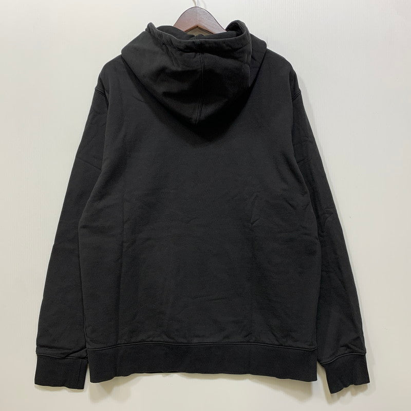 【中古品】【メンズ】 Supreme シュプリーム × LACOSTE ラコステ LOGO PANEL HOODED SWEATSHIRT ロゴ パネル フーデッド スウェットシャツ パーカー トップス 149-260925-ay-12-izu サイズ：L カラー：ブラック 万代Net店