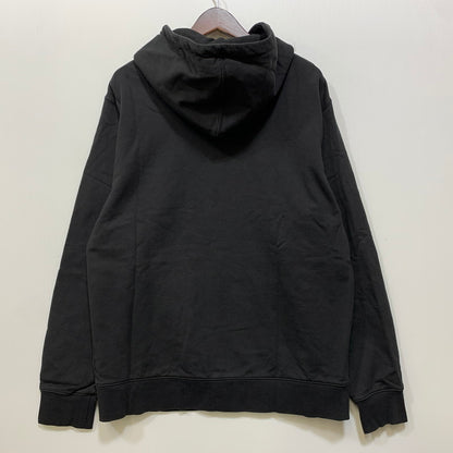 【中古品】【メンズ】 Supreme シュプリーム × LACOSTE ラコステ LOGO PANEL HOODED SWEATSHIRT ロゴ パネル フーデッド スウェットシャツ パーカー トップス 149-260925-ay-12-izu サイズ：L カラー：ブラック 万代Net店
